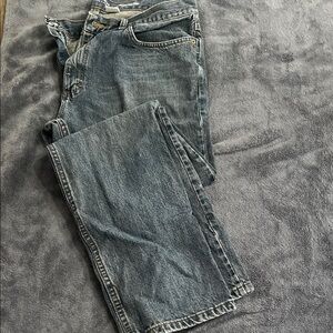 Classic Men's Dark Wash Jeans - Comfortable Everyday Denim